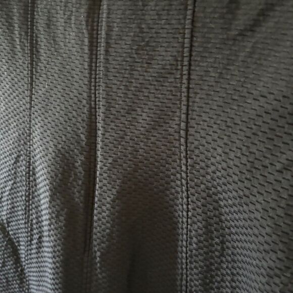 Talbots Black Textured Cotton Silk Sleeveless Fitted Dress Women's 14 excellent - Picture 7 of 11